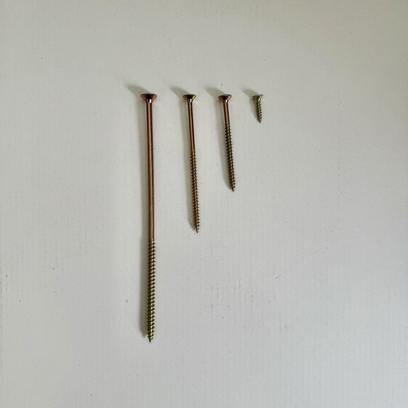 Chipboard/Gold Screw Boxes - Various Sizes 4