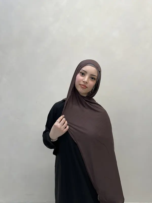Double stitched Premium stretchy Jerseys hijab 2