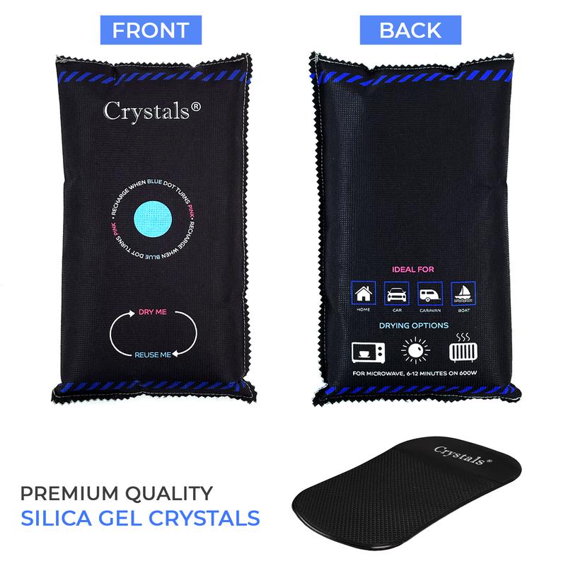 1/2/3/4PC 1kg Car Home Dehumidifier Large Dry Bag Moisture Killer Absorber Pad Reusable 7