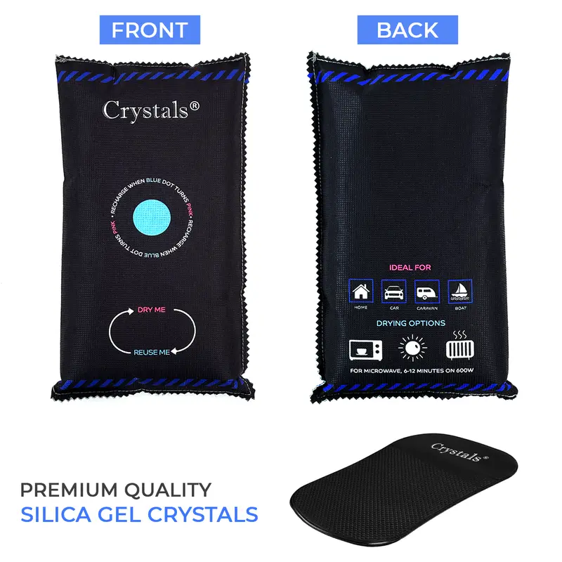 1/2/3/4PC 1kg Car Home Dehumidifier Large Dry Bag Moisture Killer Absorber Pad Reusable 7