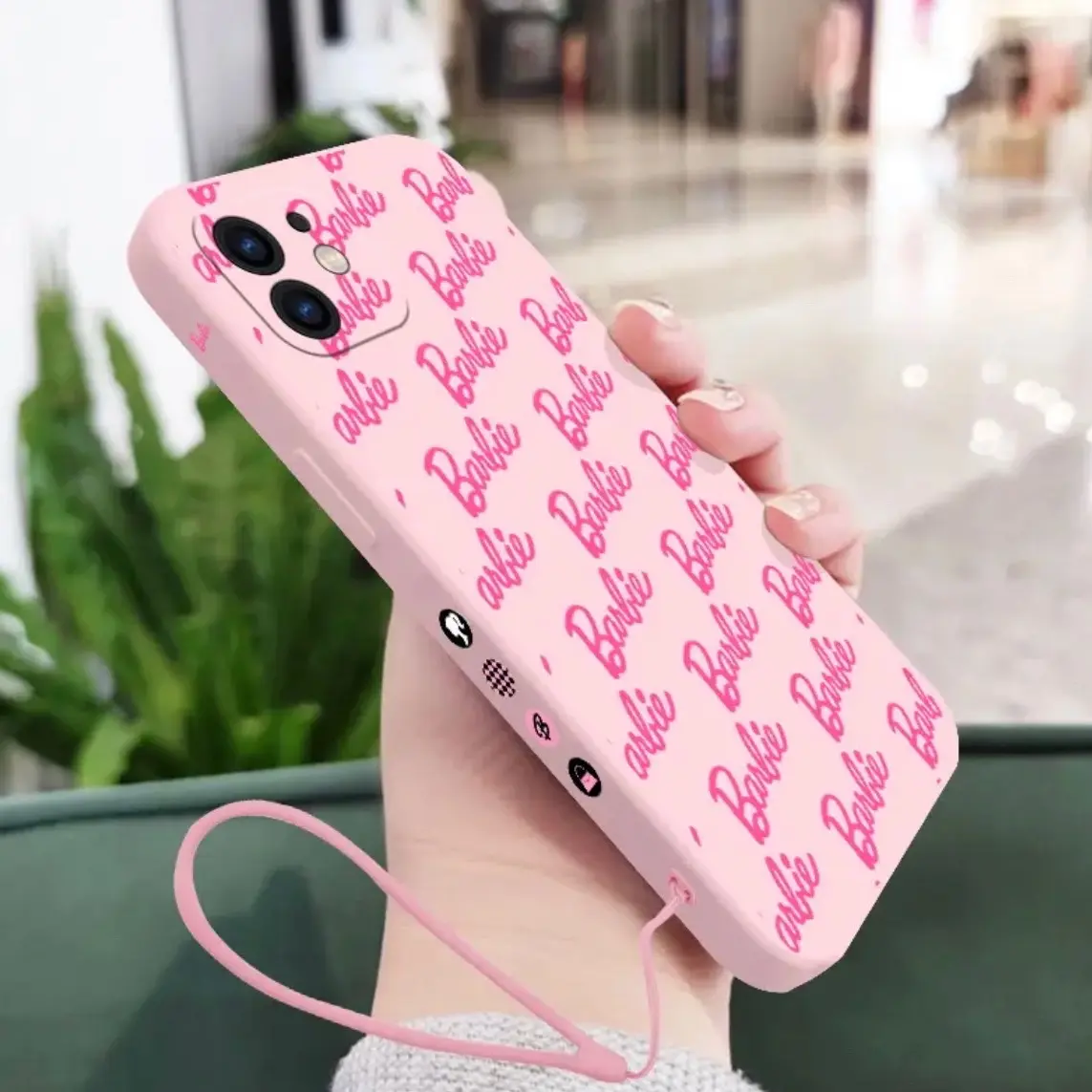 Barbie iPhone Case Silicone Waterproof Accessories Protective Protector Smartphone Cover curve phone y2k new