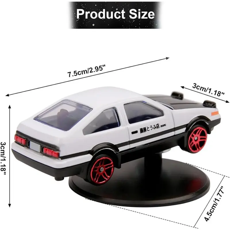 Dash Drift Car Ornament, McQueen Lighting Car Dashboard Drift Car, Drift Car for Dashboard, Metal Dashboard Decoration, Interior Decoration, Ideal Gift for Car Lovers,Birthday gift 5