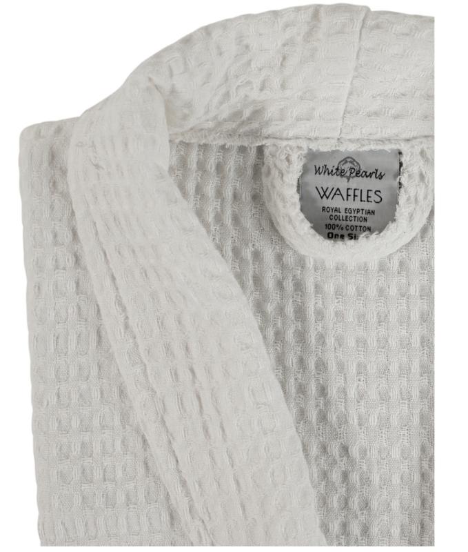 100% Cotton Fabric Lightweight Waffle Dressing Gown - Unisex - Classy Stylish Long Sleeve Bathrobe Comfortable Loungewear Nightwear - Womenswear Menswear  Underwear nightwear Piece Longsleeves Fit Adjustable 8