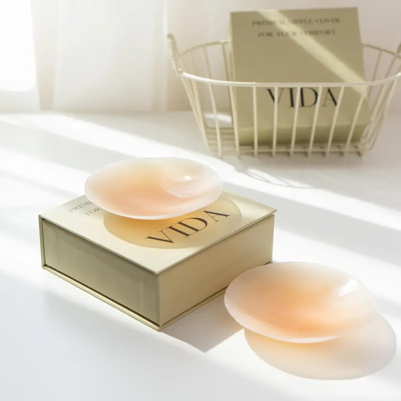 Nipple Covers, 2 Pairs Of Seamless Hypoallergenic Silicone Nipple Covers. Discreet & Reusable Clothes Soft 2