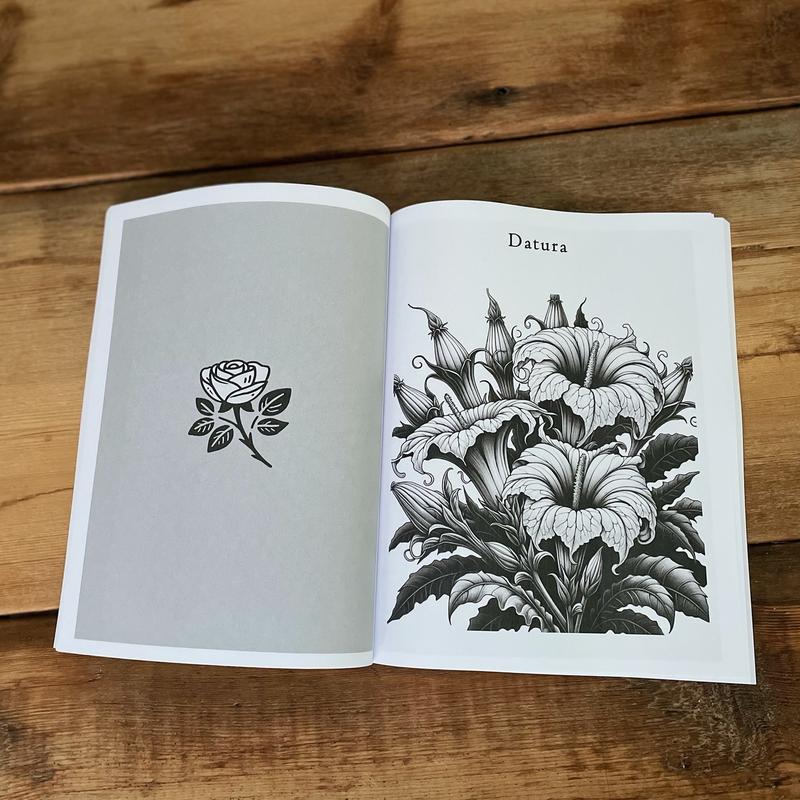Stunning Blooms Adult Coloring Book for Women and Men - A Premium Masterpiece of Flowers and Botanical Beauties 5