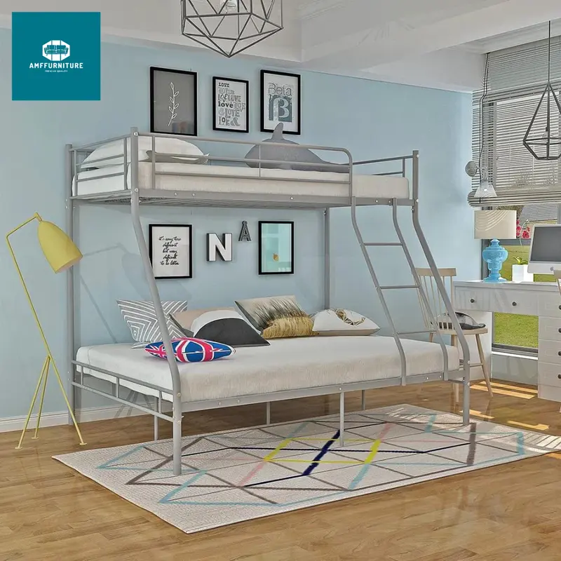Trio metal bunk bed 2