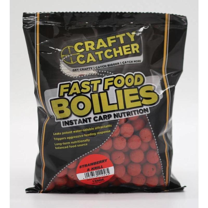 CRAFTY CATCHER FAST FOOD BOILIE RANGE 15mm 500g 2