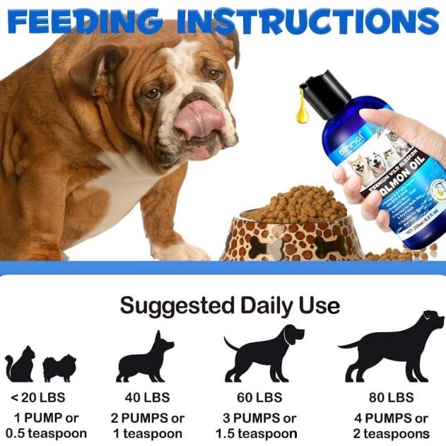 Premium wild Alaska salmon oil for dogs and cats 3