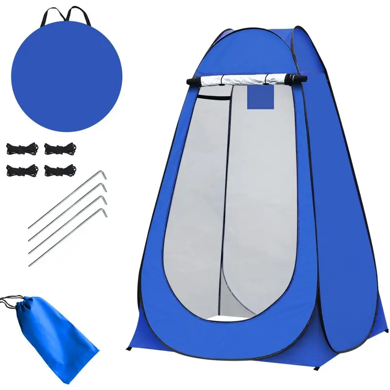 Pop-Up Privacy Tent, Portable Outdoor Camping Shower & Toilet, Changing Room for Hiking, Quick Setup Privacy Shelter, Waterproof, Foldable Privacy Tent for Outdoor Activities, Easy to Carry, Ideal for Camping, Hiking, Festivals, Perfect Gift for Camping 4