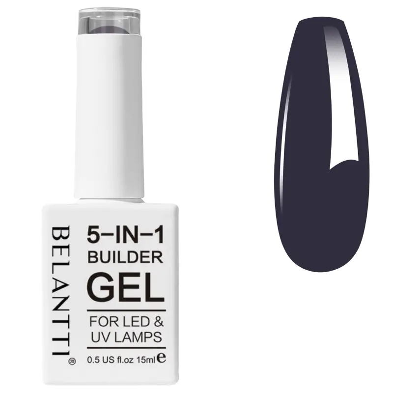 Belantti 5-in-1 Builder Gel UV LED Varnish Polish Multi Use Art Deco Strengthens Glues Nail Nail Care Cosmetic 7