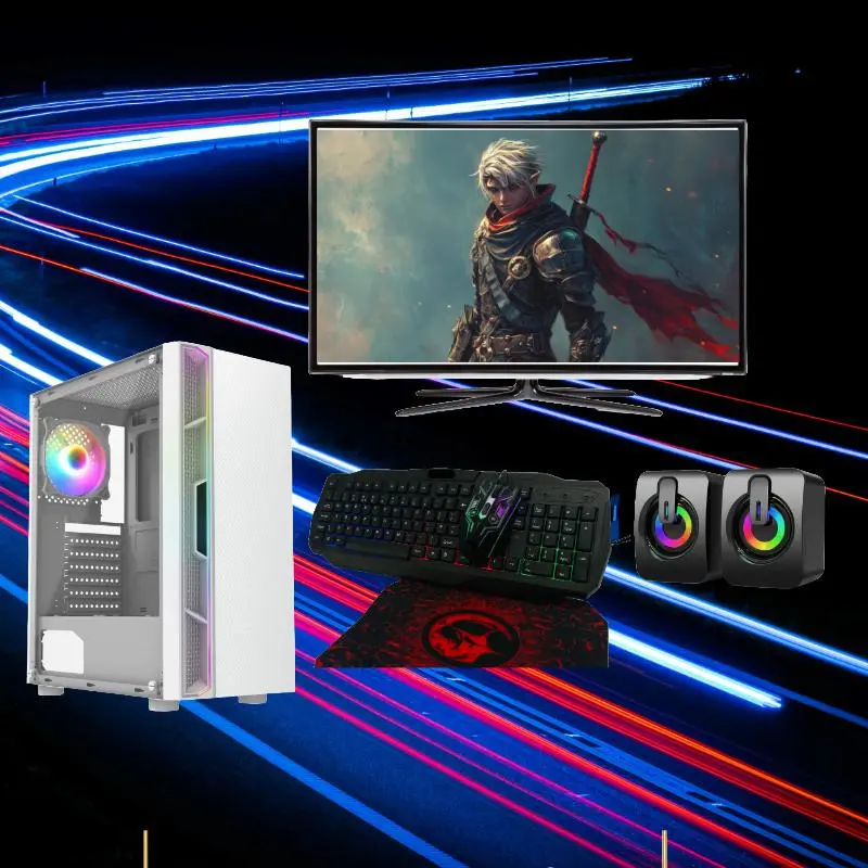 Savitar PC  Savi3 Luna  Core I3 8GB  128GB SSD  500GB HDD 22Inch Monitor  Bundle and Speakers Free budget set