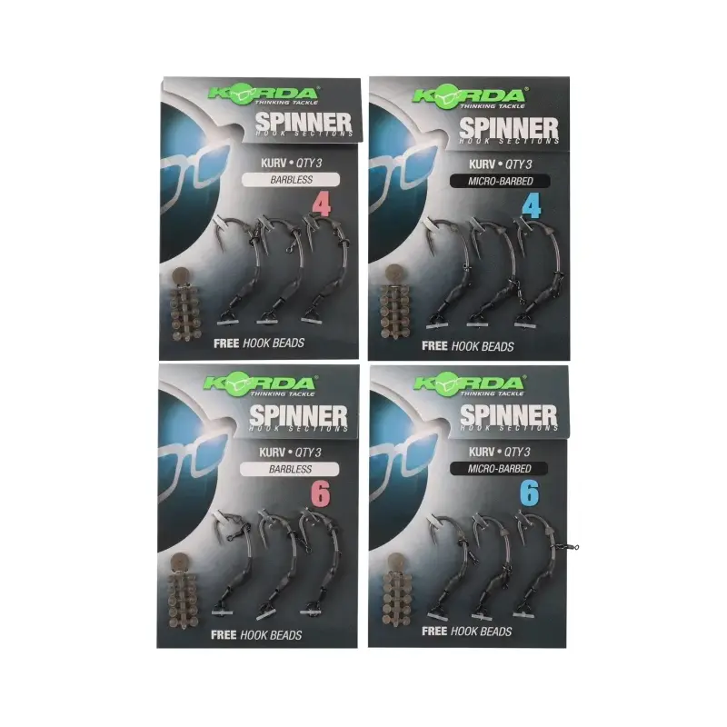 Korda   Spinner Hook Sections.