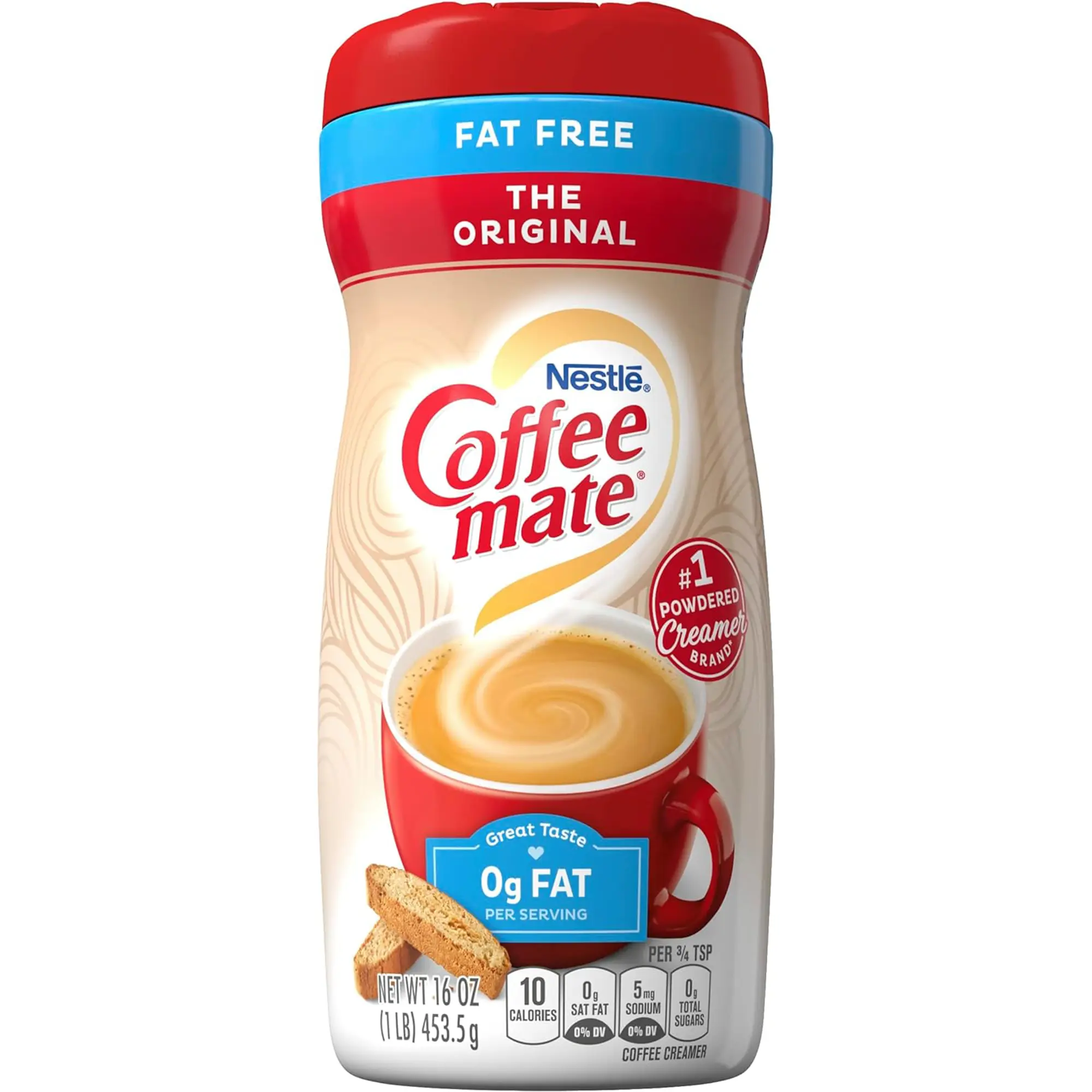 Coffee Mate The Original Powder Creamer Fat Free 16oz (453.5g)