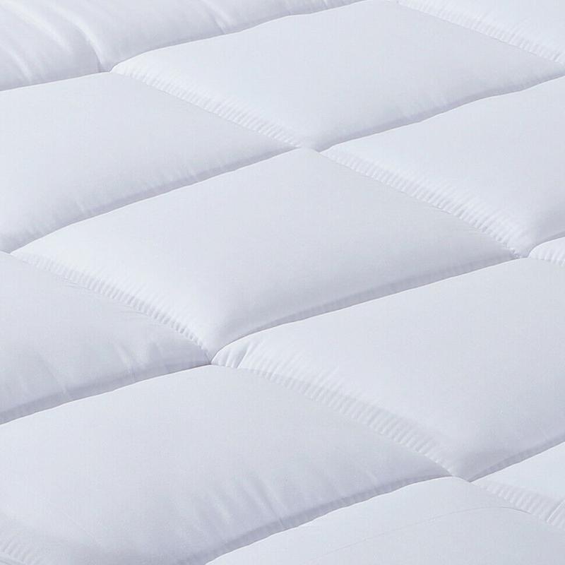 Mattress Topper 4 inch Thick 10cm Hotel Quality Luxury All Sizes Single Double King and Super King Cotton Washable 5