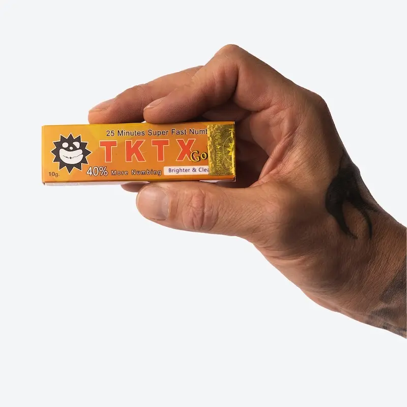 TKT X Numbing Cream Super Strong for Tattooing - Cosmetics. sticker needle temporary lip product glitter henna black pen equipment derma stamp eyeliner sleeve beauty tools melting balm stencil red stick