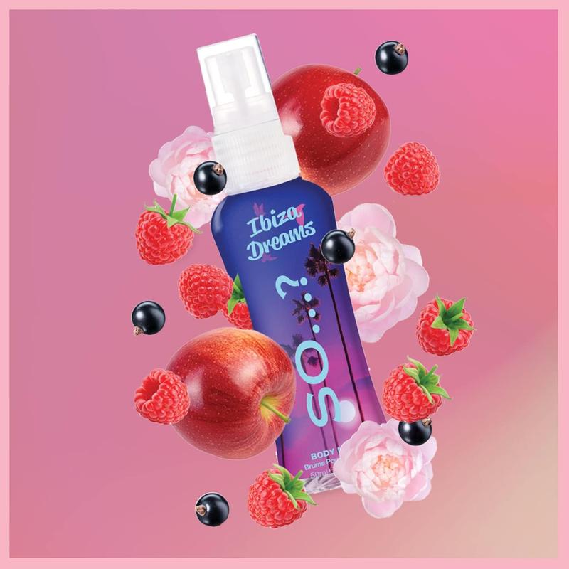 Product Introduction of So…? Escapes Grande Womens Gift Set with Ibiza Dreams, Bali Breeze, Mykonos Nights, Santorini, Seychelle Sands, Hawaiian Honey, Body Mist Fragrance Spray Set (6 x 50ml.)§ 6