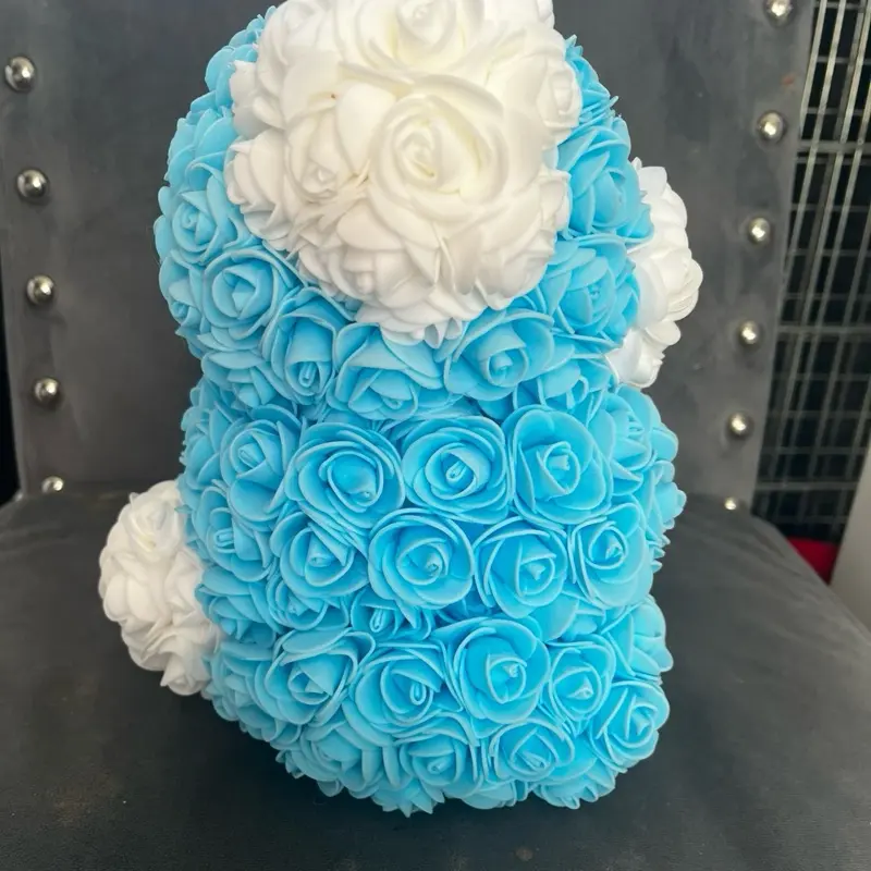 Personalized Rose Blush Flower Bear - Decorative and Functional Toy for Gift Giving 7