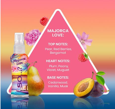 Escapes Womens Gift Set, with Ibiza Dream, Bali Breeze, Mykonos Nights & Majorca Love, Fragrance Spray Set (4 x 50ml) 4