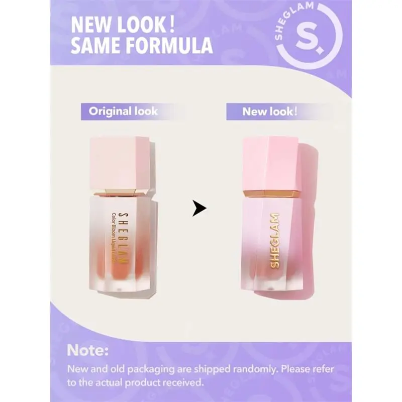 SHEGLAM Color Bloom Dayglow Liquid Blush Shimmer Finish-Love Cake Glowing Gel Cream Blush Long Lasting Non-Fading Highly Pigmented Lightweight Long Wear Smooth Blusher Winter Pink Gifts Blush Day Decor Love Gift Winter Makeup Party Fashion Girl Cosmetic 7