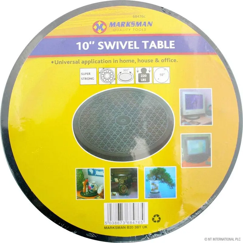 Swivel Base Rotating Platform Turntable Revolving Tv Monitor Stand Table Cake New 4