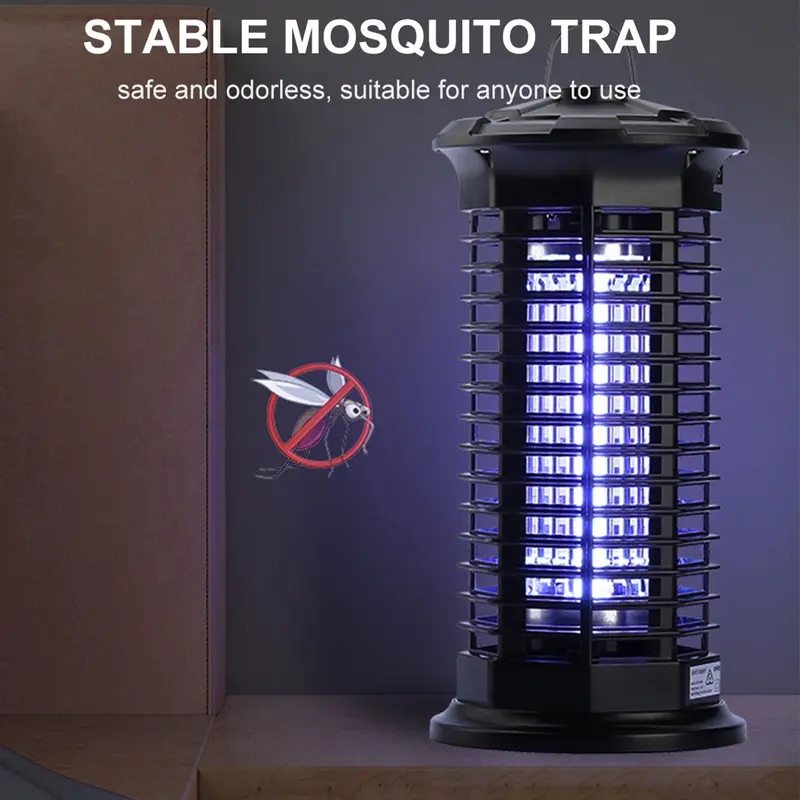 【UK Seller】 Electric Mosquito Killer Lamp, Portable Insect Pest Bug UV LED Light Repellent Mosquito Zapper Catcher Trap Light with Brush For Baby Sleeping For Home, Office, Kitchen, Bedroom, Living Room, Patio, Garden, Courtyard For Mother's Day Gifts 1