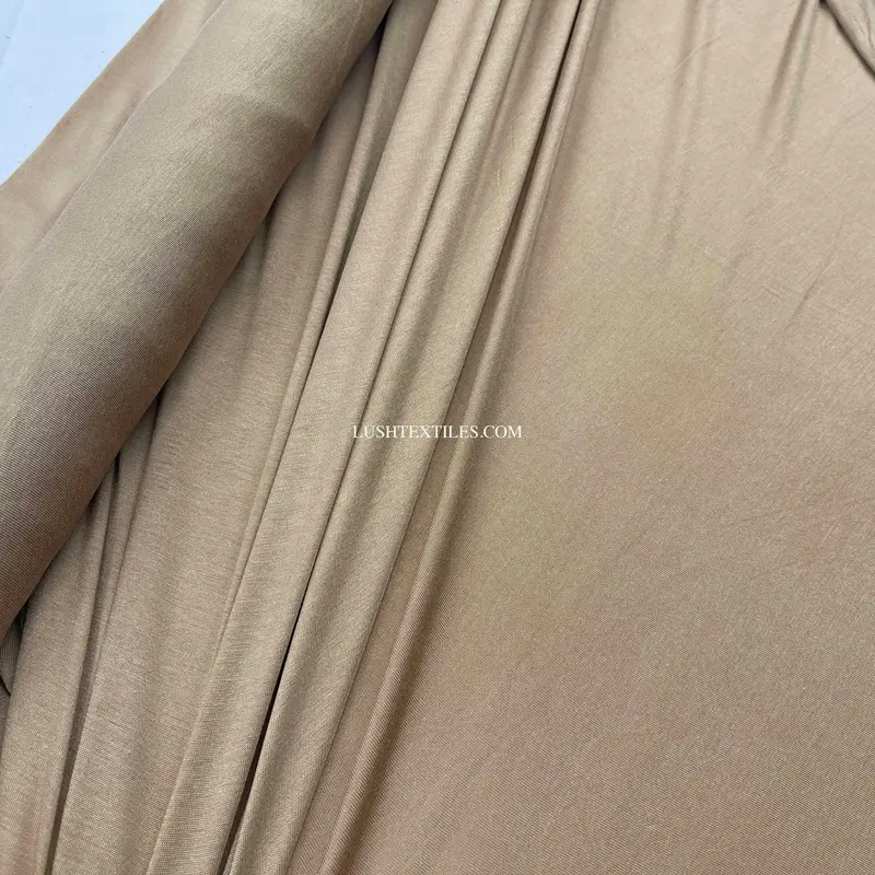 Plain T-Shirt Cotton Jersey Fabric, Nude 1