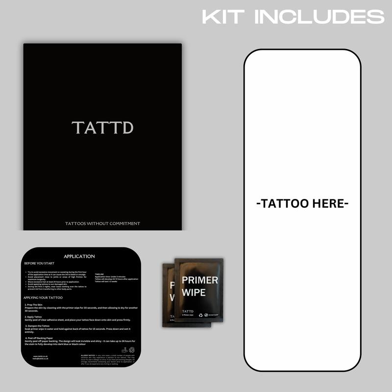 Harmony Bloom Sleeve - TATTD 2 Week Semi-Permanent Sleeve Tattoo - Vegan - Waterproof - No Needles - Explore Tattoos Without Commitment 2