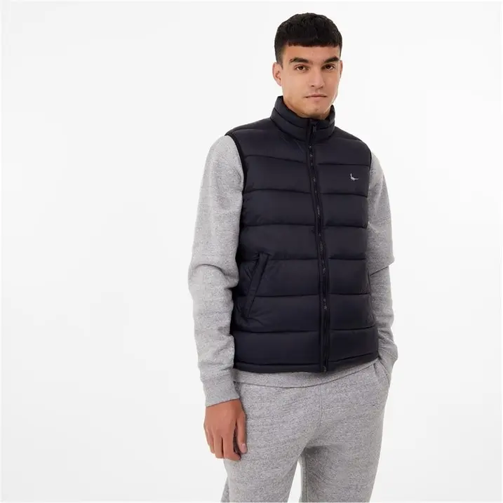Jack Wills Mens Kershaw Lightweight Puffer Gilet Sleeveless Jacket Outerwear Top