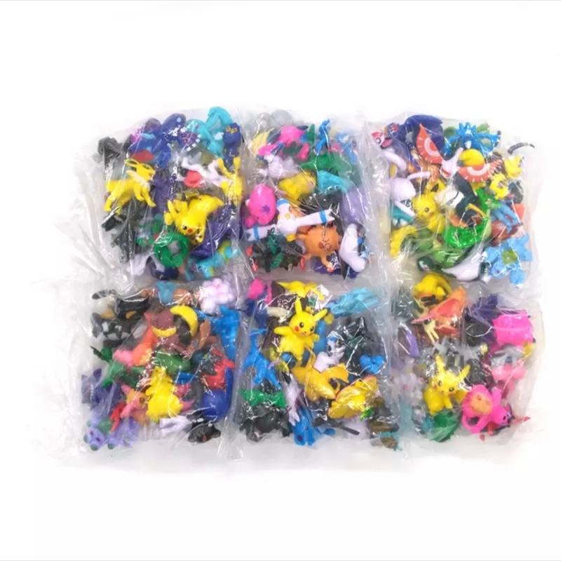 48pcs Pokemon Pikachu Mini Figures Charizard Charmander Squirtle Venusaur PVC Collection Figurine Kids Juguetes Toys Multicoloured Educational Gift Set Boys Girls Multicoloured Educational Gift Set 3