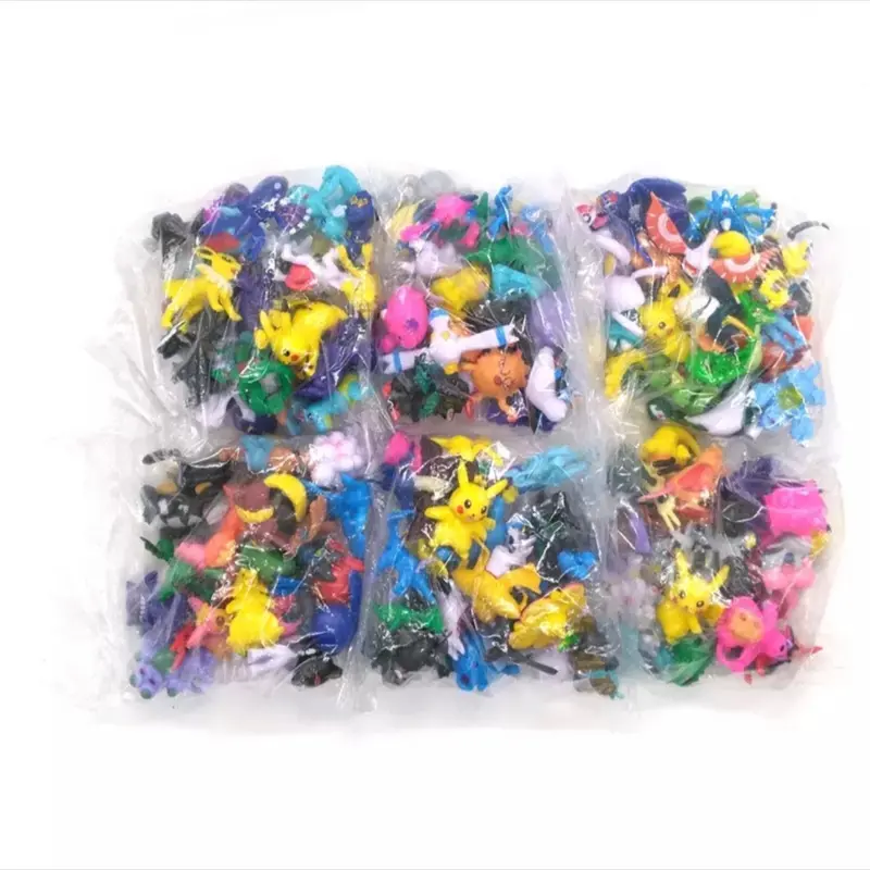 48pcs Pokemon Pikachu Mini Figures Charizard Charmander Squirtle Venusaur PVC Collection Figurine Kids Juguetes Toys Multicoloured Educational Gift Set Boys Girls Multicoloured Educational Gift Set 2
