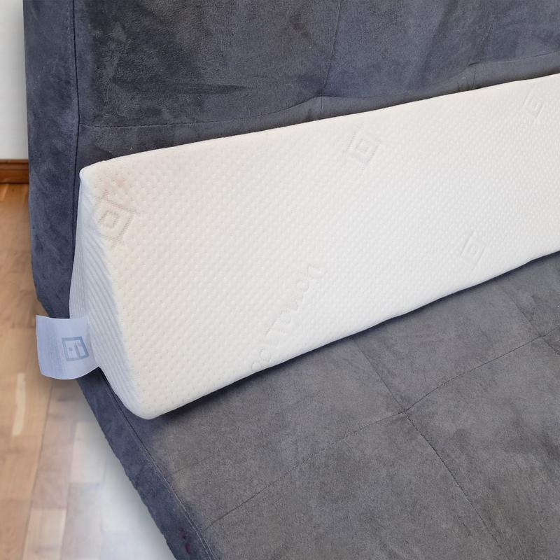 Gap Filler Headboard Wedge Pillow - All Sizes - Knitted Cool touch Cover- Medium - Breathable - Allergy-Friendly 4