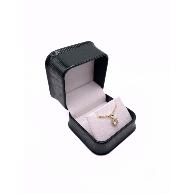 Dubai Gems yellow gold finish Round Cut Created Diamond Pendant Necklace Daily Birthday Wedding Anniversary Christmas 5