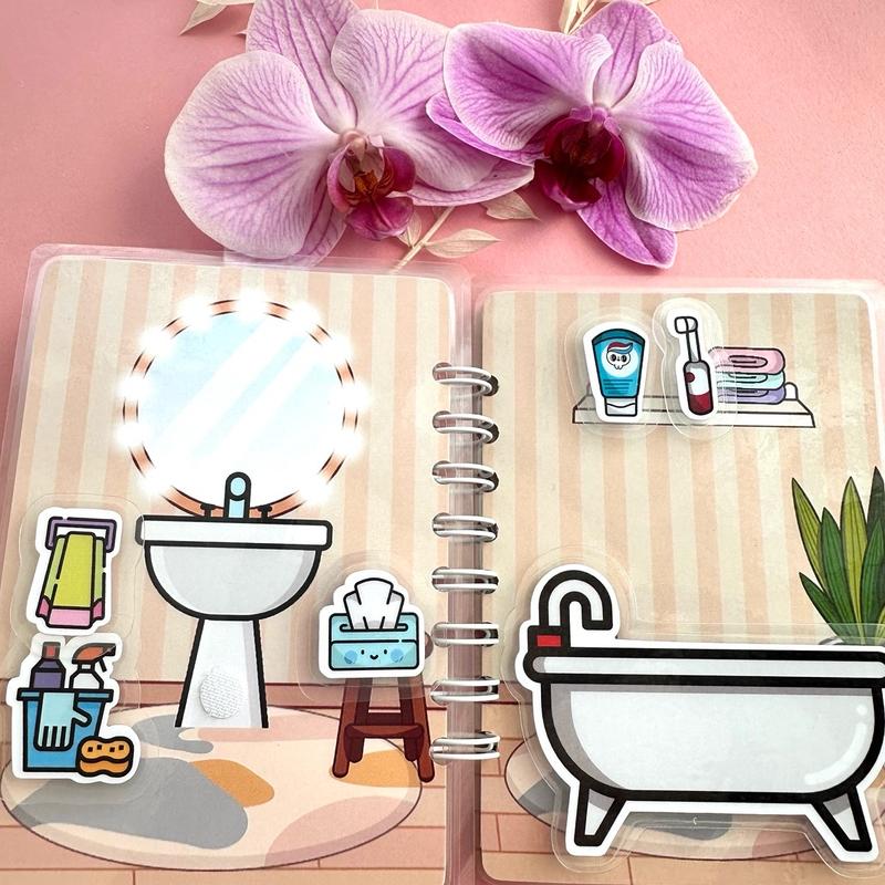 New design Toca Boca Mini house four heroes four cats 4