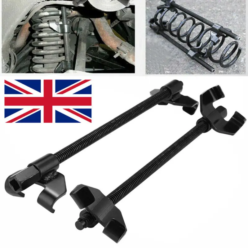 COIL SPRING COMPRESSOR HEAVY DUTY PAIR OF SUSPENSION CLAMPS 380MM TOOL FOR CAR