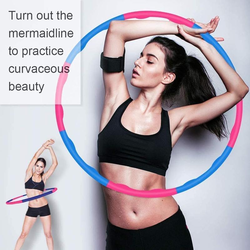 Product Introduction of Hula Hoop Ring - Weighted Exercise Hoop for Fitness, Weight Loss, Padded Comfort, Adjustable Fun Workout Tool 13
