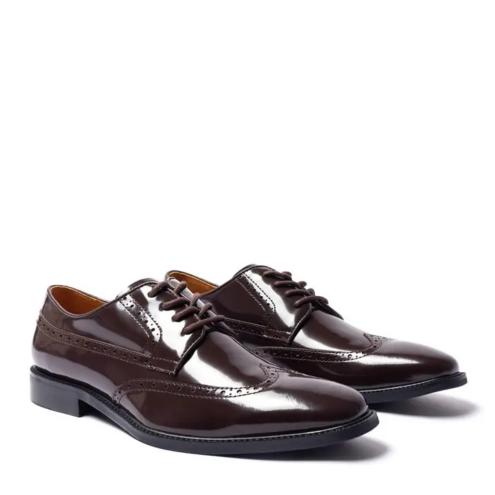 Giorgio Mens Brogue Leather Oxford Shoes Lace Up 8