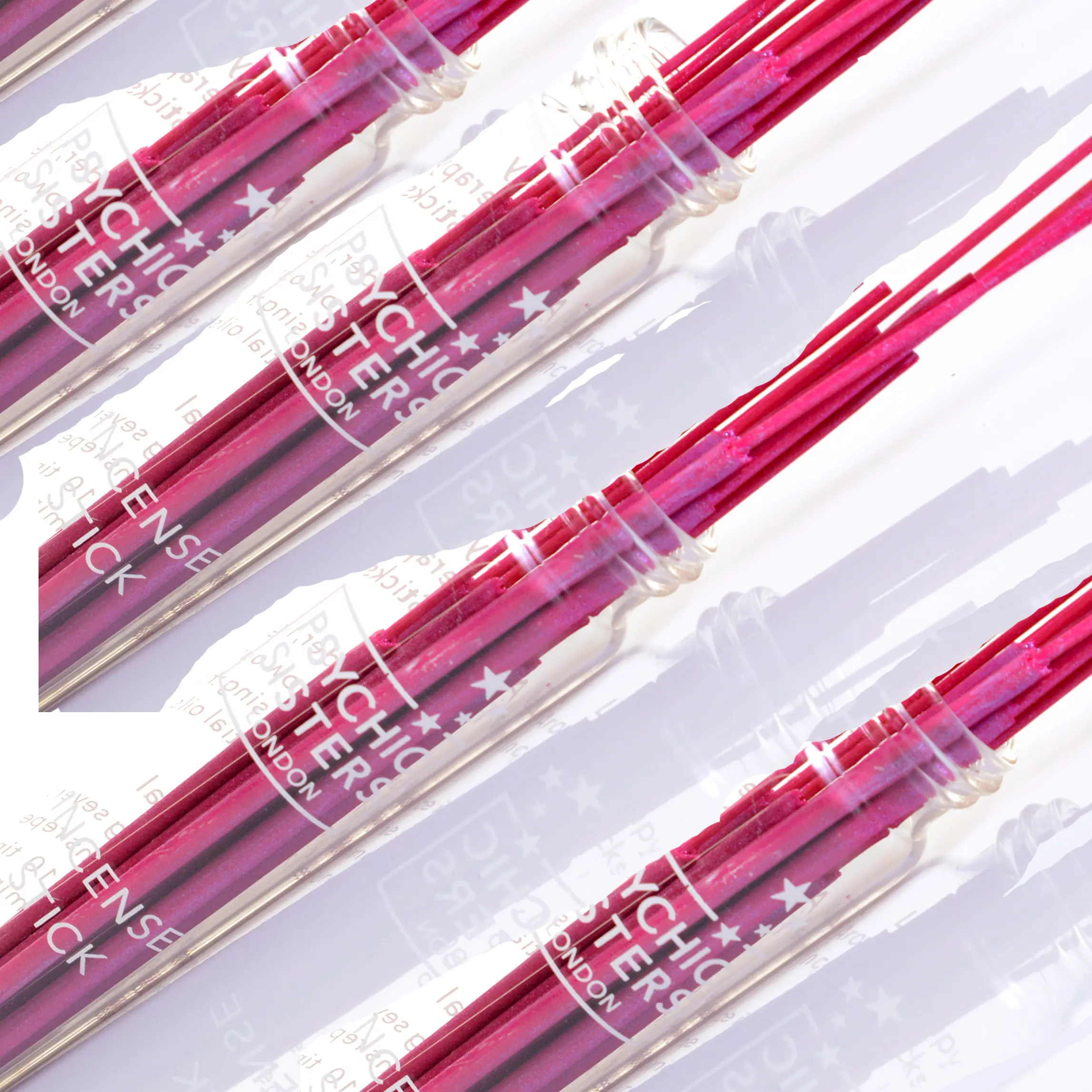 Psychic Sisters Essential Oils Incense Sticks - 14 Sticks in Glass Bottle - Fragrance for Aromatherapy - Set
