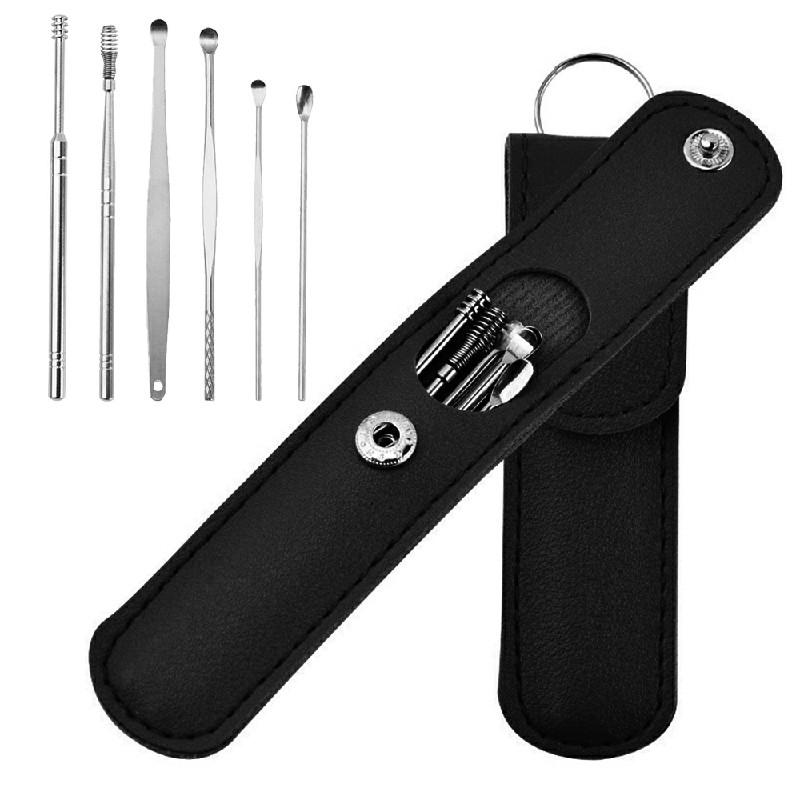 6 x Professional Coated Precision Tweezers Set Stainless Steel Non Magnetic 5
