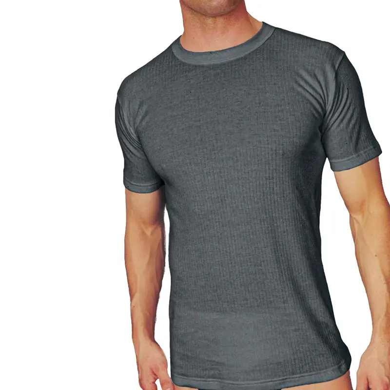 A2Z Men Thermal T-Shirt Winter Warm Underwear Base Layer Short Sleeves Shirts Crew Neck Body Warmer Undershirt Running Vest Men Quality Thermals Top Menswear Fabric Garment Polyester Ribbed Socks Soft Clothing White Gamis 4