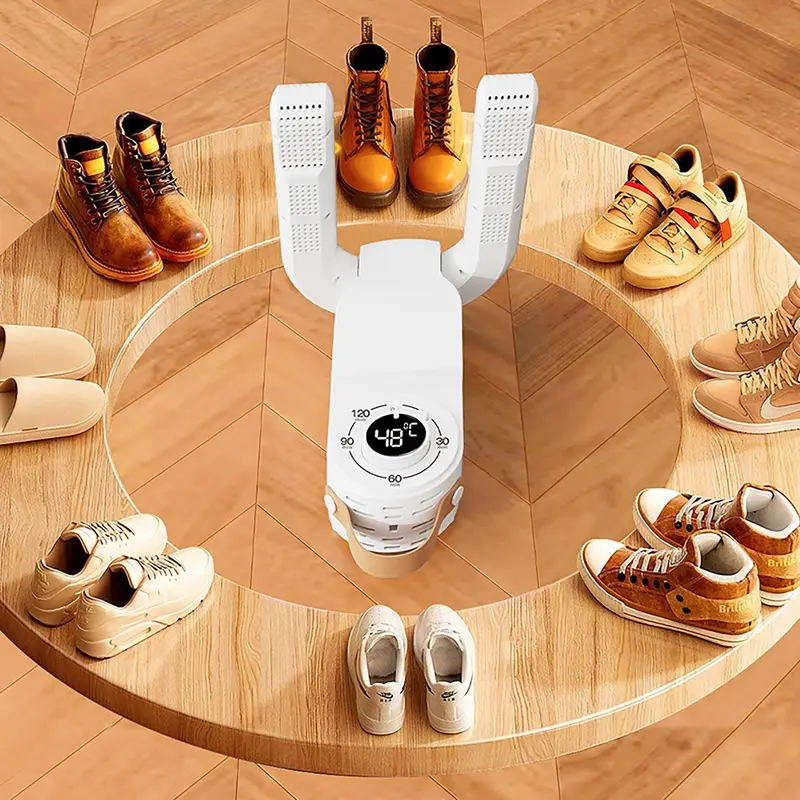 1pc American Standard Shoe Dryer, Foldable Hot Air Circulation, 110V Plug-in for Wet, Stinky, and Cold Weather Shoes 3