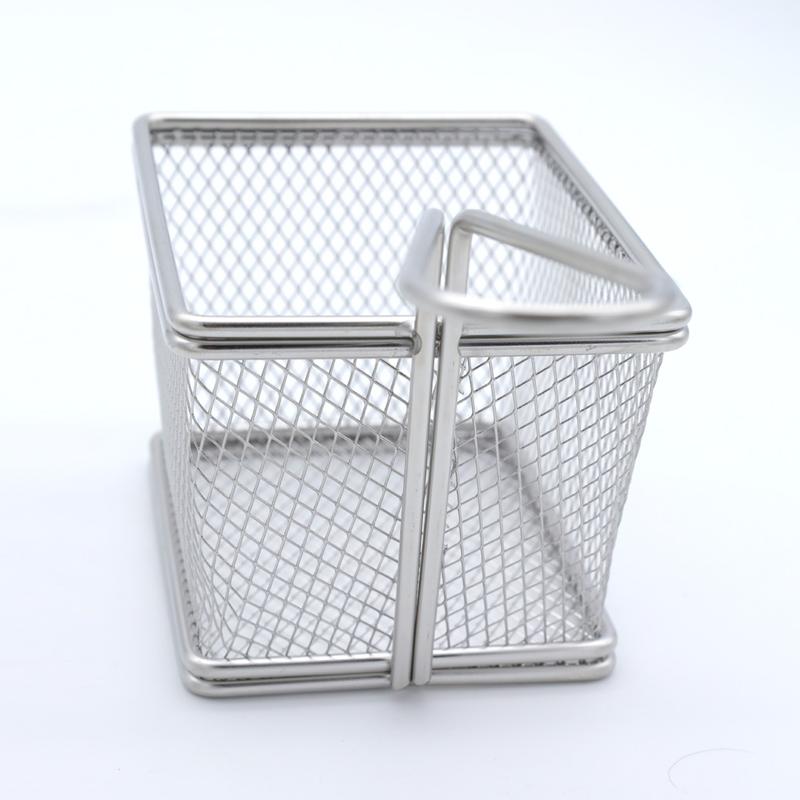 Buckingham Mini Serving Basket Rectangular for Fries Nuts Tenders Appetiser Stainless Steel Kitchen Organiser for Snacks, Sides, and Table Presentation 5