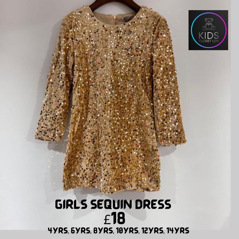 Girls Sequin Dresses 4