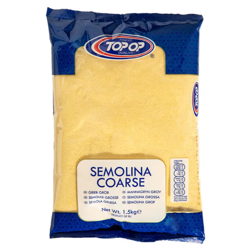 Top Op Semolina Coarse - Baking Flour for Delicious Bread & Pastry 1
