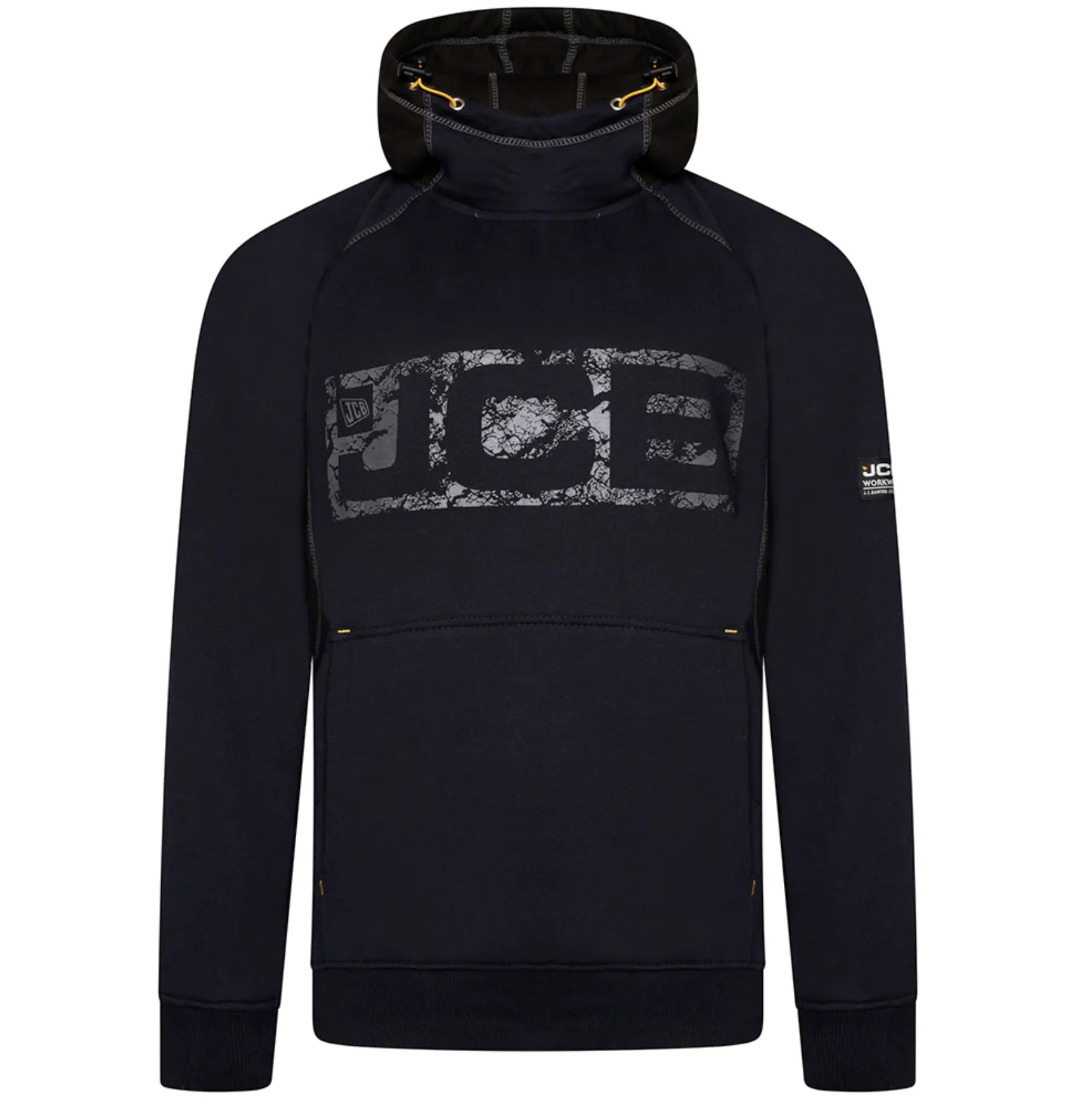 JCB Workwear D-WW Trade Navy/black Horton Hoodie for Men's Sweatshirts - Menswear