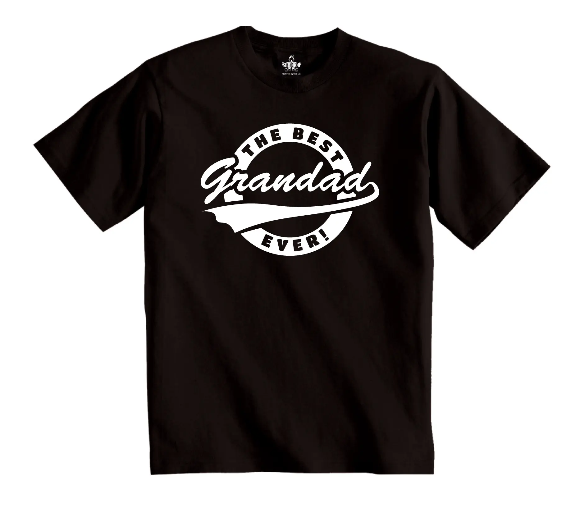 THE BEST GRANDAD EVER T-Shirt Funny Christmas Day Present Dads grandads Gift Menswear Top Crewneck Shortsleeve Tshirt Father Underwear Casual Round Neck Father Underwear