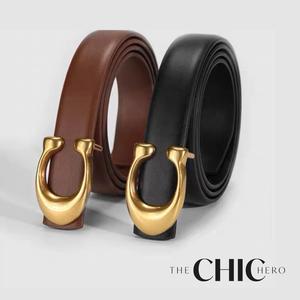 ChicHero Women's Alloy Buckle Vintage Belt