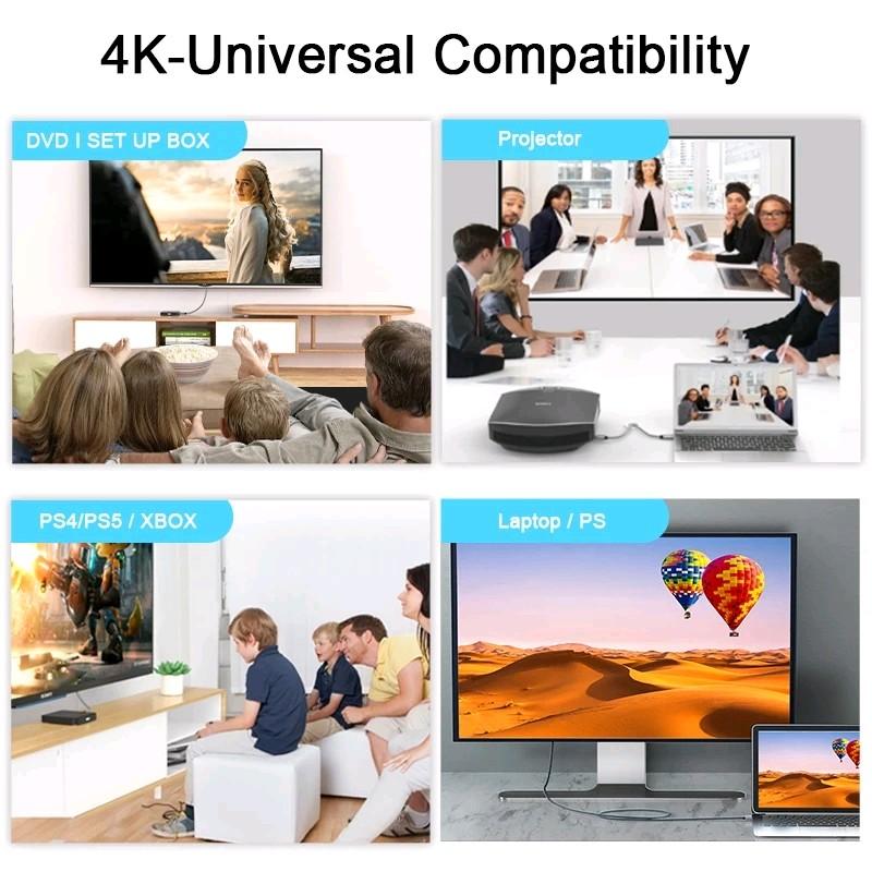 4K hdmi 2.0 high speed cable 1.5m/3m for ps4/ps5 xbox Console Accessories 3