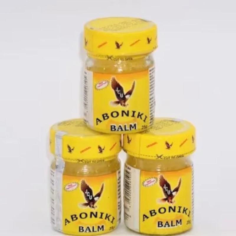 Aboniki Balm for Muscle Relief and Pain x 3 Eucalyptus Comfort Body Care Oil Blend 5