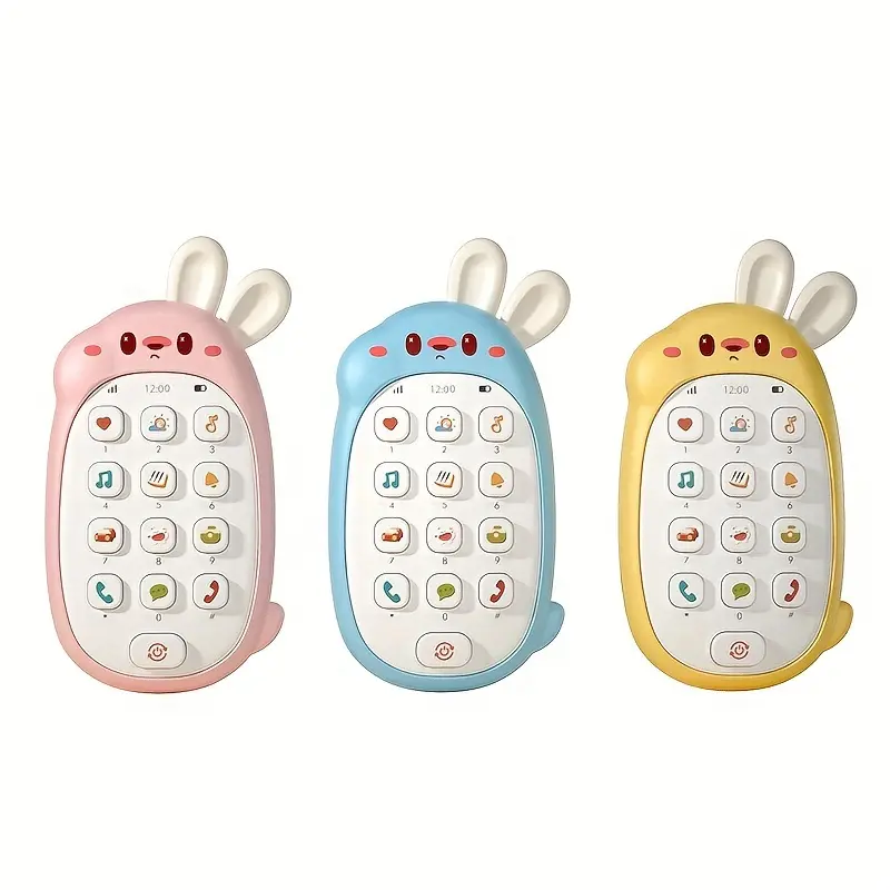 1pc Small Phones Toys, With Early Education Functions To Bite/Press/Listen To Music/Play, Perfect Best Gift For Friends, Christmas Halloween Birthday Holiday New Year's Gift 8