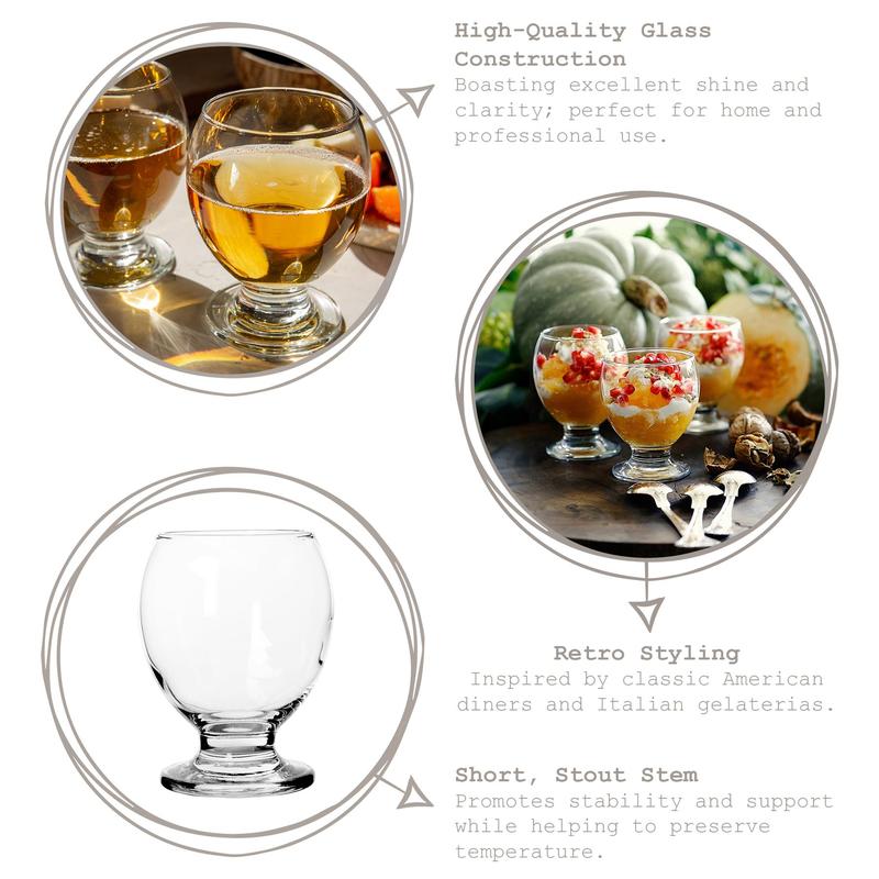 LAV Nectar Glass Tumblers - 280ml - Pack of 12 1